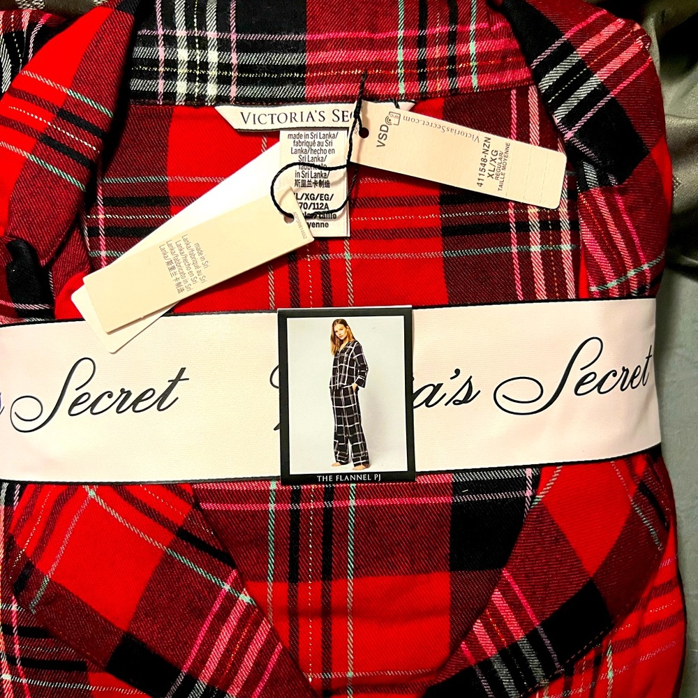 Woman’s Plaid Victoria’s Secret Pajama set